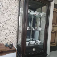 بوفه ویترینی  چوبی