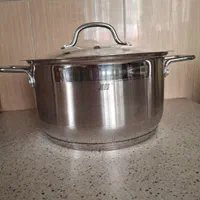 قابلمه استیل ماهیتابه چدن MGS جیفینی مناسب جهیزیه|ظروف پخت‌وپز|تهران, جوادیه|دیوار