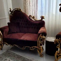 مبل 7نفره با عسلی و میز وسط