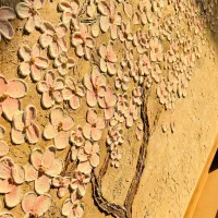 تابلو دکوراتیو برجسته با طرح شکوفه گیلاس|تابلو، نقاشی، عکس|فردیس, خیام غربی|دیوار