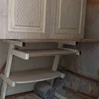 یک عدد کابینت و یک میز تحریر|جاکفشی، کمد، دراور|کرمان, |دیوار