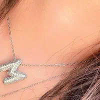 گردنبند حروف نگینی|بدلیجات|تهران, شهرک شریعتی|دیوار