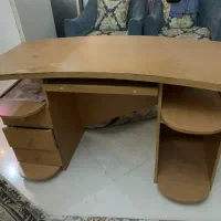 میز کامپیوتر چوب امدی اف