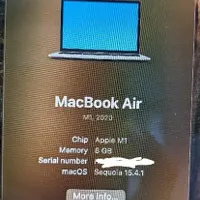 مک بوک Air M1 2020|رایانه همراه|تهران, پونک|دیوار