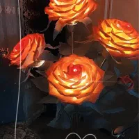 گل دکوراتیو۵شاخه چراخ دار