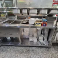 میز  تماما استیل کبابی با تاپینگ حرارتی گرم|کافی‌شاپ و رستوران|تهران, دردشت|دیوار