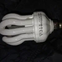 لامپ شمعی کم مصرف طرح گل