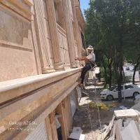پیچ پلاک شستشو نماایمن سازی نمابدونه داربست|خدمات پیشه و مهارت|گلپایگان, |دیوار