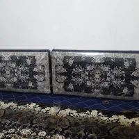 ۶عدد پشتی سرمه ای نو نو هنوز داخل نایلونه|پشتی|بیستون, |دیوار