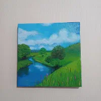 رنگ روغن طبیعت