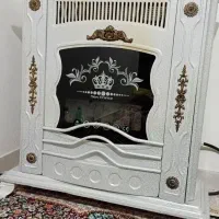 بخاری شومینه سفید