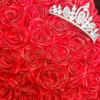 دسته گل روبانی شاین دار|گل مصنوعی|رامهرمز, |دیوار