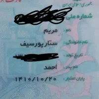 کارت ملی و شناسنامه گم شده