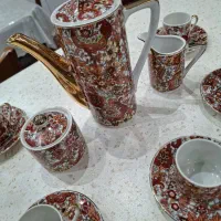 سرویس قهوه خوری خرگوش نشان کلکسیونی ژاپنی عتیقه