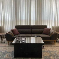 مبل راحتی تخت شو بسیار تمیز مناسب جهیزیه