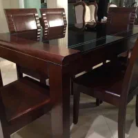 میز نهار خوری ۶نفره چوب راش