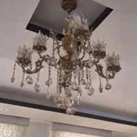 لوستر برنز دو عدد هشت شاخه