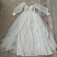 لباس عروس اروپایی بسیار ساده و شیک