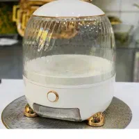 جابرنجی پایه رزگلد شفاف فقط دو عدد موجود