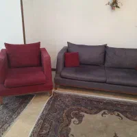 مبل ۷ نفره همراه با میز ناهارخوری ۸ نفره|مبلمان خانگی و میز عسلی|تهران, سازمان برنامه شمالی|دیوار