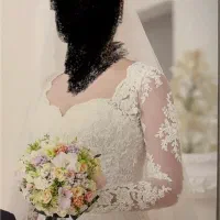 لباس عروس اروپایی مدل ماهی دانتل فرانسوی مروارید|لباس|تهران, اوین|دیوار