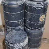 فروش ۶ عدد بشکه فلزی۳۰ کیلویی