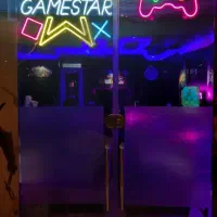 نئون گیم استار|ریسه و چراغ تزئینی|آبیک, |دیوار