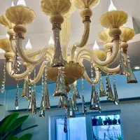 دوعدد لوستر ۱۲شاخه