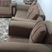 مبل راحتی 7نفره  دسته دوم ولی سالم