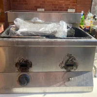 سرخ کن دو لگنه گازی