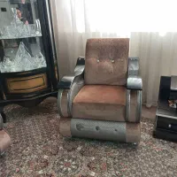 مبل ۷ نفره محکم چوب و پارچه عالی|حراج|چناران, |دیوار