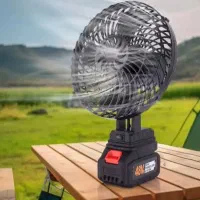 پنکه شارژی 48VF قابل حمل باتری لیتیومی