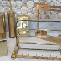 ست طلایی حمام و دسشویی