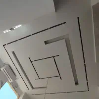 کناف ، سقف کاذب ، لاین نوری ، نقاشی