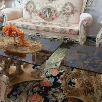 مبل سلطنتی بانهارخوری نونو با کاورژله ای|مبلمان خانگی و میز عسلی|همدان, |دیوار