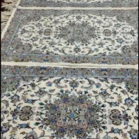 4تخته فرش ذرع و نیم پشم و ابریشم کاشان
