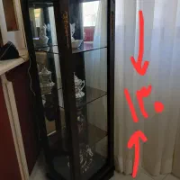 ویترین سالم ،درب اینه ایی از پشت باز میشه