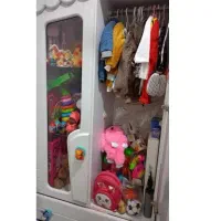 کمد لباس بچه کاملا سالم و تمیز کلبه|اسباب و اثاث بچه|باقرشهر, |دیوار