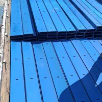 تولید وال پست ناودانی منقطع و میلگرد بستر