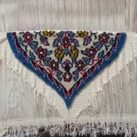 زیرتلفنی دستبافت نایین طرح قلب|فرش|نائین, |دیوار