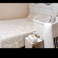 تخت دونفره همراه تخت نوزاد|تخت و سرویس خواب|تهران, شهرک امیرالمومنین|دیوار