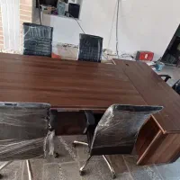 ۲ عدد میزمدیریت و کنفرانس با ۵عدد صندلی|دفتر کار|کرمانشاه, |دیوار