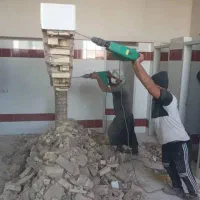 تخریب ساختمانی و  کار کاشی