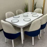 میز غذا خوری لاریسا|میز و صندلی غذاخوری|همدان, |دیوار