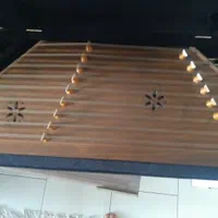 سنتور ۷خرک بسیار تمیز|سازهای سنتی|مشکیندشت, |دیوار