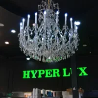 لوستر کریستال ۲۰ شاخه مدرن