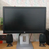 مانیتور برند hpپورت HDMI و موس کیبورد گیمینگ