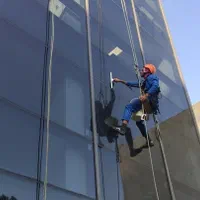 پیچ و رولپلاک نما با طناب راپل کار رول پلاک ارتفاع|خدمات پیشه و مهارت|فردیس, فردیس|دیوار