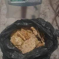 ضایعات نان خشک سنگک بربری لواش خوراک دام