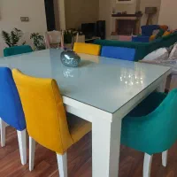 مبل راحتی ۷ نفره و میز و صندلی ۶ نفره ناهار خوری